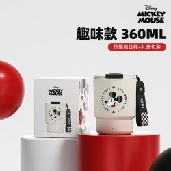 GERM 迪士尼米奇迷你咖啡杯mini女学生吸管保温水杯子男可爱