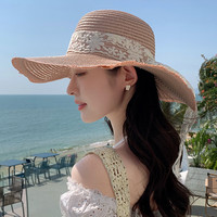 赫卡维 感遮阳帽女韩版蝴蝶结草帽