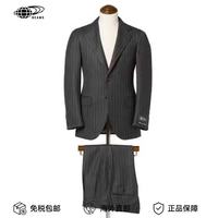 BEAMS 日本直邮羊毛粉笔条纹西装套装日系 日潮 charcoal.g 52