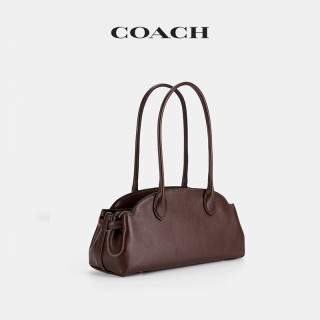 COACH 女士EMPIRE CARRYALL 34号手袋牛皮革手提包单肩包女包 B4/枫树棕色（新版）