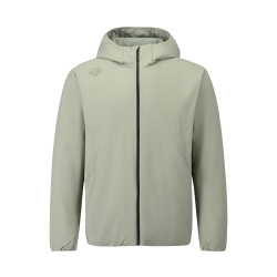 迪桑特 SKI STYLE系列运动户外休闲男士轻盈保暖可打包连帽棉服新品 PL-淡青柠色 L (175/96A)
