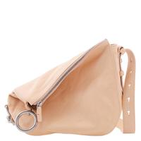 BURBERRY Crinkled Leather Small Knight Bag