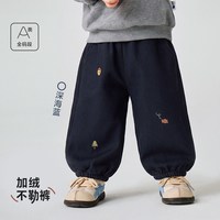 迷你巴拉 巴拉男女童宝宝裤子内里加绒26冬新品保暖长裤