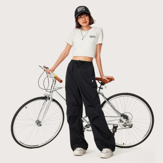 李宁 运动潮流系列女子运动短袖文化衫AHSU530-B品