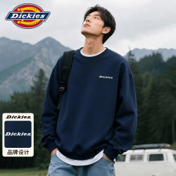 Dickies 卫衣男士圆领宽松外套男秋冬季长袖T恤休闲打底衫上衣服