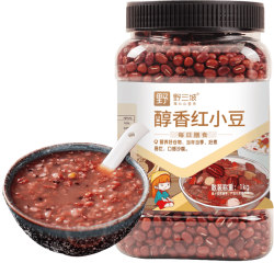 野三坡 红豆赤小豆 红豆粥东北五谷薏杂粮米粗粮 红小豆1000gx1瓶