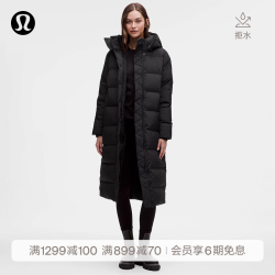 lululemon 丨Wunder Puff 女士长款羽绒外套羽绒服 防风 LW4CAGS 黑色 XL /12