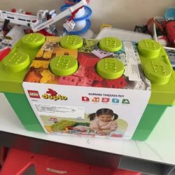 乐高（LEGO）积木得宝10914 豪华缤纷大绿桶男女孩儿童玩具生日礼物大颗粒
