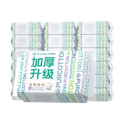 全棉时代 一次性洗脸巾80抽*12包