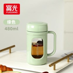 富光 高硼硅玻璃杯水杯女生茶水分离家用泡茶杯办公室杯子