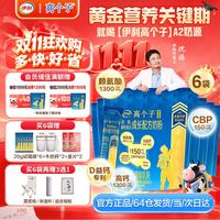 伊利 儿童学生成长奶粉 高CBP高钙 3-18岁专研配方全面发育 320g*6