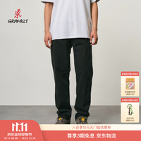 GRAMiCCi 小野人G-PANT直筒男士斜纹棉耐磨攀岩长裤26秋G102-OGT 黑色