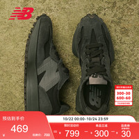 new balance 秋冬男女同款黑色户外复古轻便休闲运动鞋327系列U327WCD
