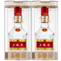 五粮液 第八代五粮液52度375ml*2瓶浓香白酒官方正品送礼
