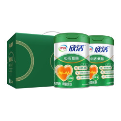 伊利 奶粉旗舰店欣活心活低脂奶粉富钾富硒中老年奶粉添加鱼油粉