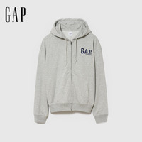 Gap 男女装logo印花宽松连帽卫衣外套