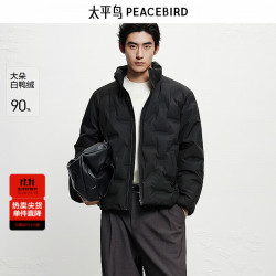 太平鸟 【压胶】太平鸟男装 立领羽绒服男