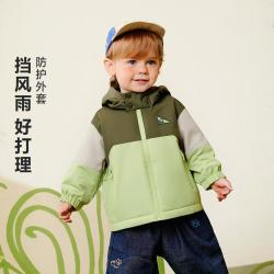 迷你巴拉 巴拉男女童外套户外三防儿童加厚外套