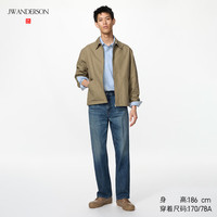 优衣库 直筒牛仔裤487206