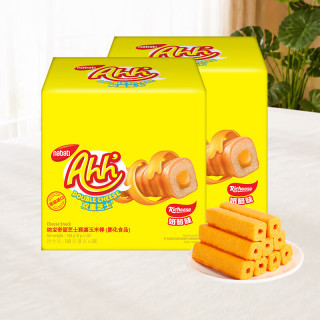Richeese 夹心卷/玉米棒印尼原装进口食品酥脆饼干160g*2盒