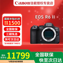佳能 R6 Mark II全画幅专业级摄影视频旅游人像微单拍照防抖vlog相机 EOS R6二代单机身