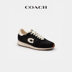 COACH 男女同款复古RUNNER运动鞋低帮休闲鞋子高级感