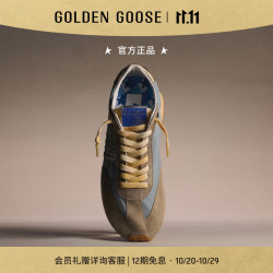 GOLDEN GOOSE 男女款RunningMarathon蓝色休闲鞋GGDB 蓝色 38