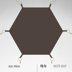 挪客 Naturehike挪客户外牧场六边形金字塔帐篷户外3-4人防晒天幕帐篷