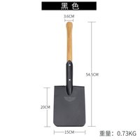 猛士 C3 平口工兵铲 平头锹 锰钢车载户外钓鱼露营车载铲 多功能铁锹