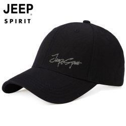 Jeep 专柜正品棒球帽春秋休闲纯棉遮阳帽子字母帽男女四季潮帽