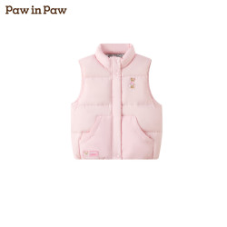Paw in Paw 卡通小熊童装26年秋冬新款男女童羽绒马甲