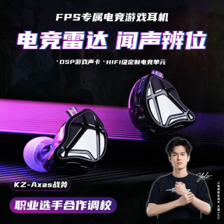 KZ Axas 入耳式有线耳机 Type-C接口 黑色 带麦克风
