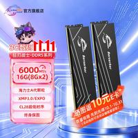 SAMNIX 狂刃战士 DDR5 6000MHz C28 海力士A-die 16GB(8GB*2) 台式机内存