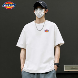 Dickies 短袖男款2026新款夏季简约纯棉圆领半袖男宽松休闲透气男士上衣