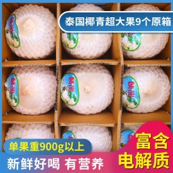 泰国椰青原箱超大果9个香椰香水椰新鲜包邮椰汁网红椰子水果