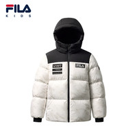 斐乐 26冬季加厚羽绒服连帽防风 满印一-ZA 150