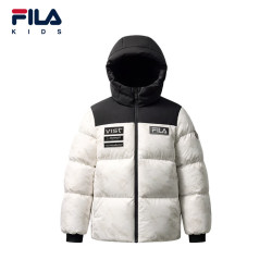 斐乐 26冬季加厚羽绒服连帽防风 满印一-ZA 150