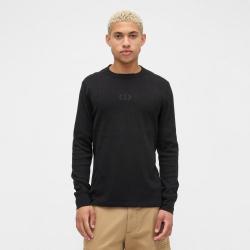 Gap 男女装春款LOGO华夫格长袖T恤休闲常规上衣美版795644
