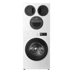 海信 棉花糖系列 WH130E8Q-2+WV50G-1 四分区热泵洗烘一体机 18kg 白色