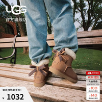 UGG 1184111CHE 蝴蝶结装饰 栗色 39 女式雪地靴