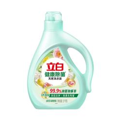 立白 健康除菌天然洗衣液6斤手洗机洗15分钟快洗留香除螨抑菌祛味去渍