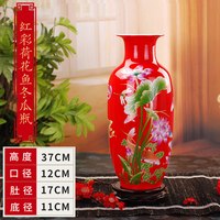 景勤 ZHC5-009 现代中式陶瓷台面花瓶 小号 军绿色