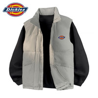 Dickies 日系复古休闲棉马甲男士2026年冬季新款宽松保暖舒适潮牌外套服装 米灰色