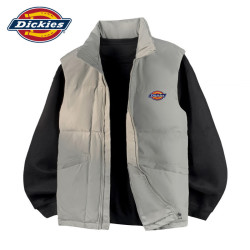Dickies 日系复古休闲棉马甲男士2026年冬季新款宽松保暖舒适潮牌外套服装 米灰色