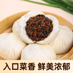 巴比 速食面点 梅干菜肉包300g*3袋