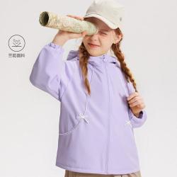 笛莎 女童春秋中大童优雅甜美加绒上衣