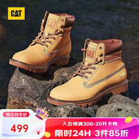 卡特彼勒 卡特女士时尚户外经典高帮工装鞋