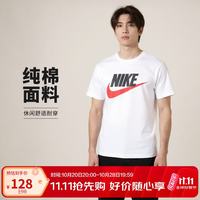 耐克 Sportswear 男子运动T恤 AR5005-100 白色 L
