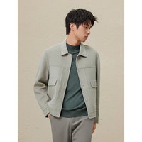 GXG 绵羊毛短大衣夹克外套