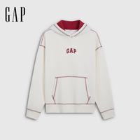 Gap 男女装2026秋季新款加绒连帽宽松卫衣休闲百搭上衣1SS623736